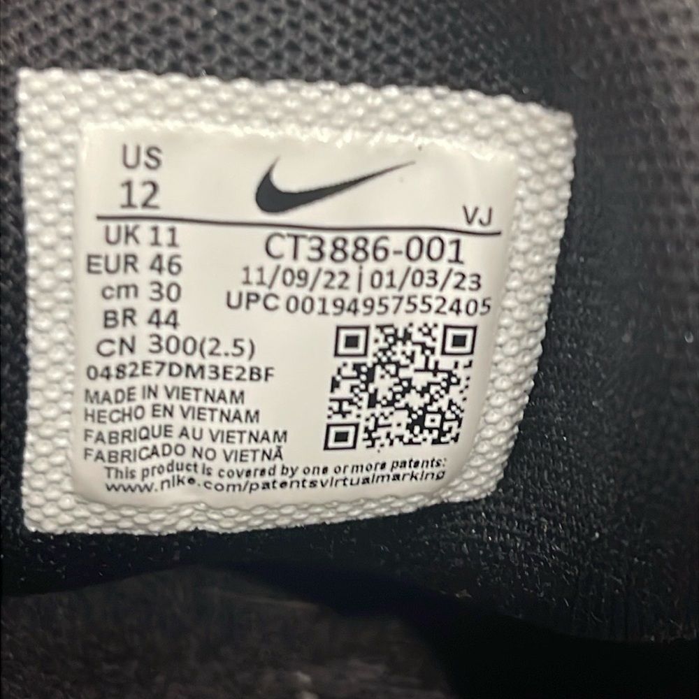 Nike Men's Light Gray Free Metcon 4 Training Sneakers Size 12 - Picture 7 of 7